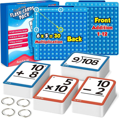 Math Fidget Toy with Flash Cards