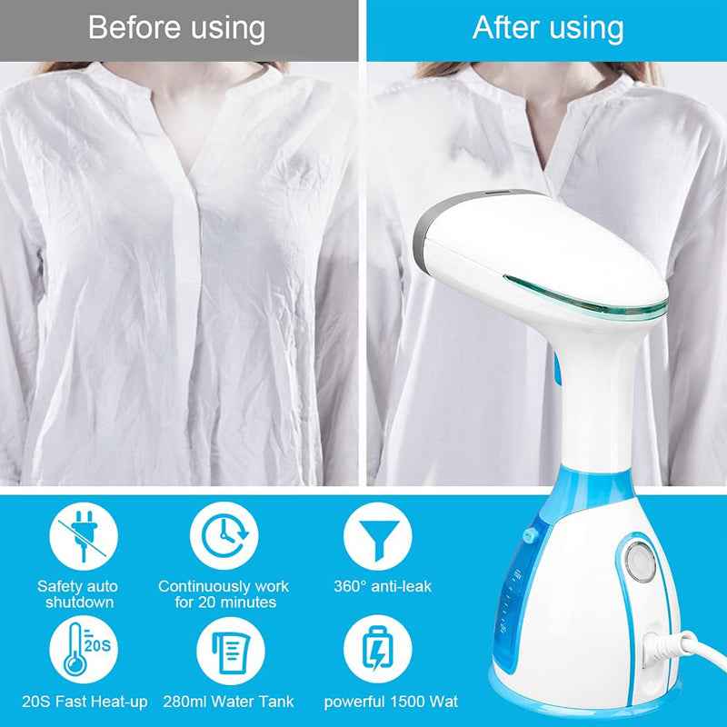 Portable Garment Steamer – side view