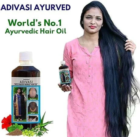 Adivasi Hair Oil – side view