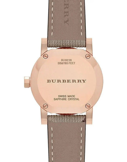 Burberry Ladies Watch The City Rose Gold Bu9236