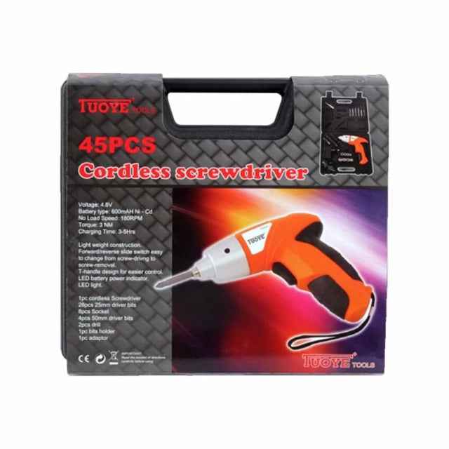 Cordless Screwdriver Set – front view