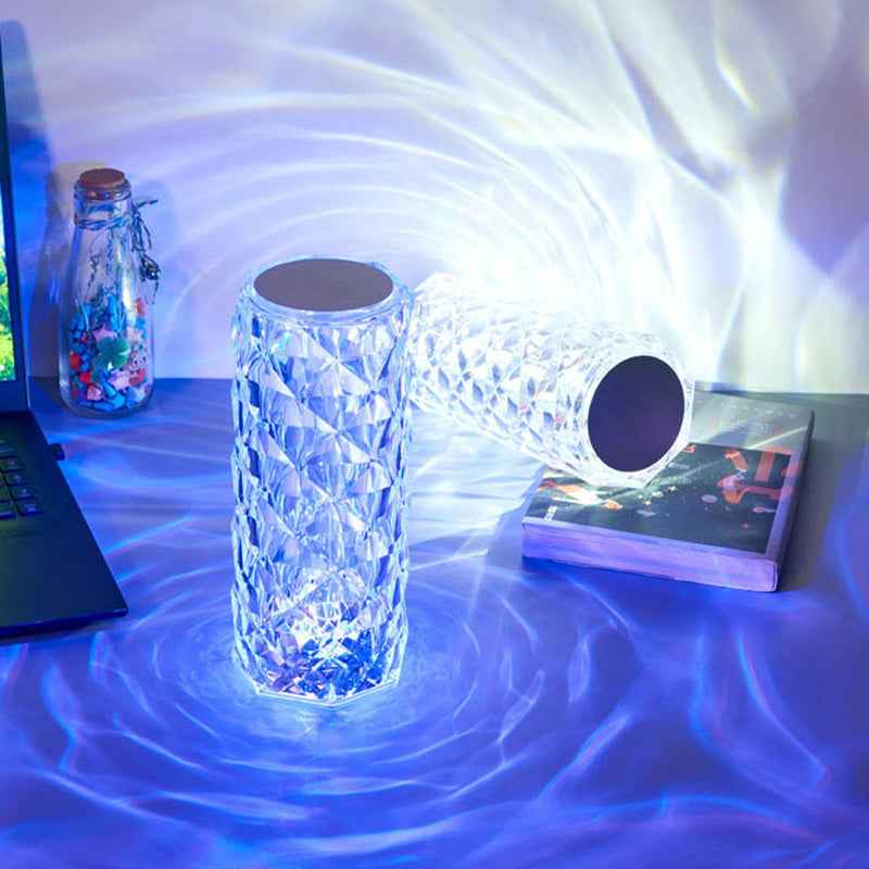 LED Crystal Table Lamp – packaging and contents