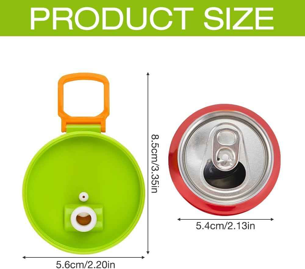 Silicone Can Cap with Straw – Reusable Lids