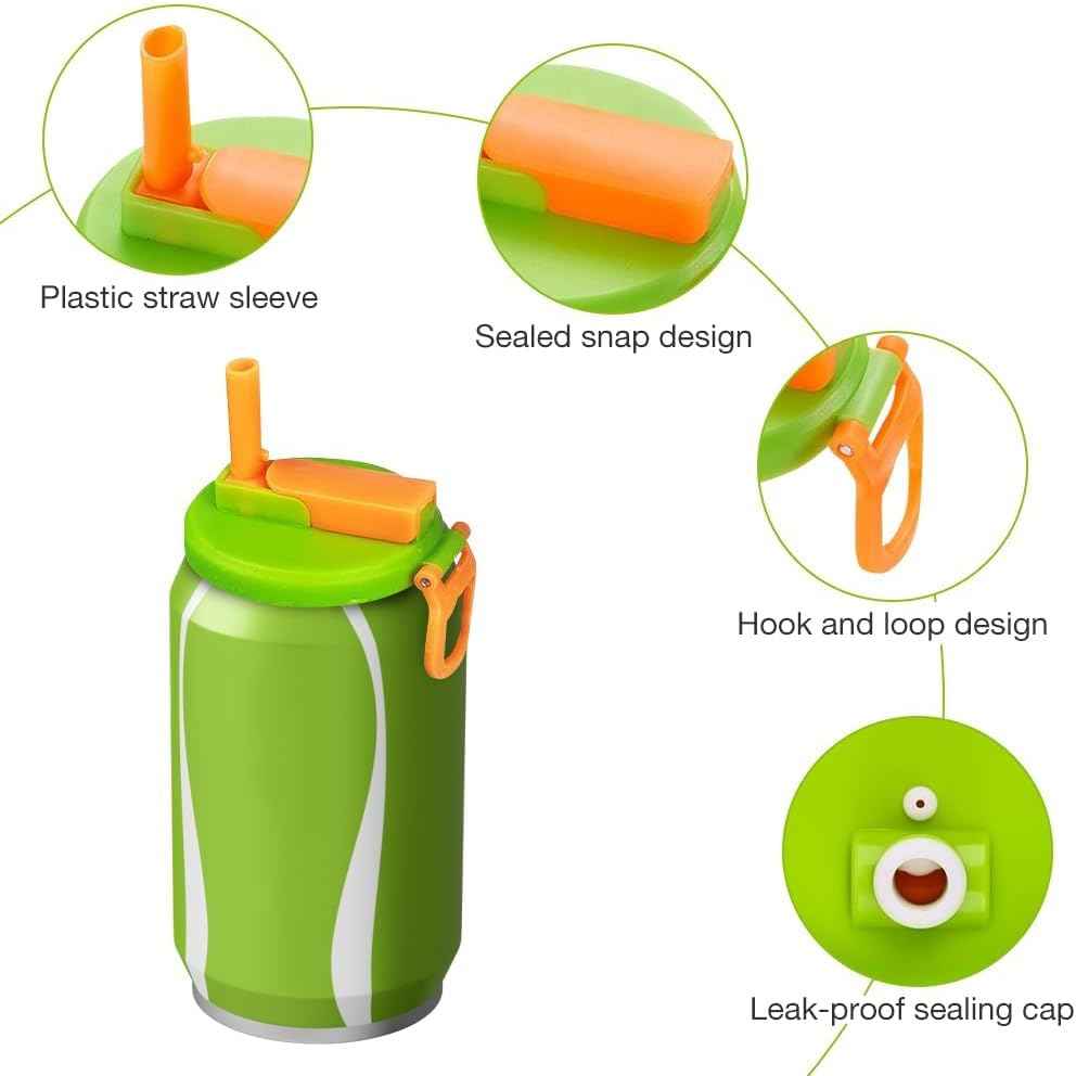 Silicone Can Cap with Straw – Reusable Lids