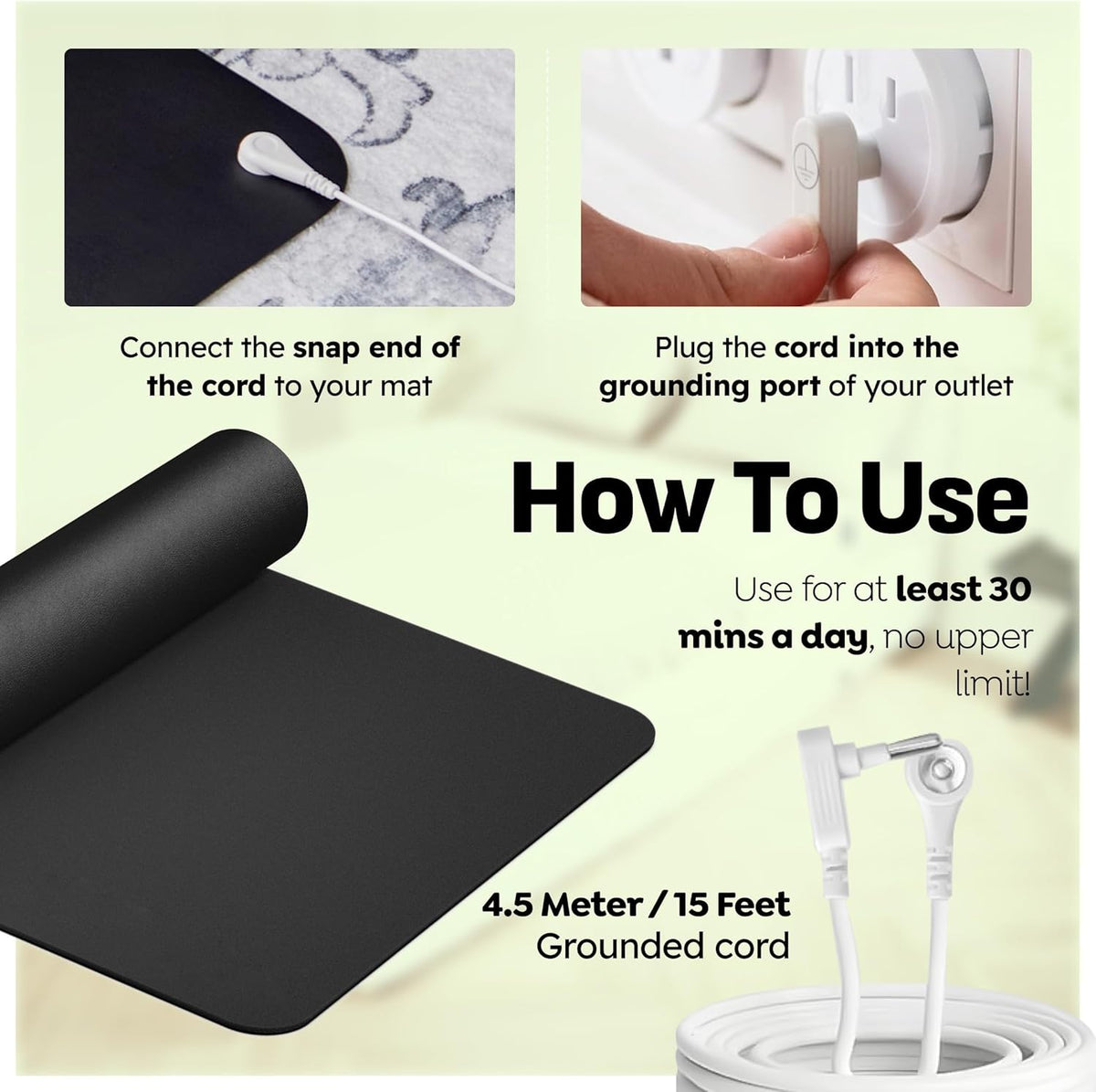 Grounding Mat for Home and Office