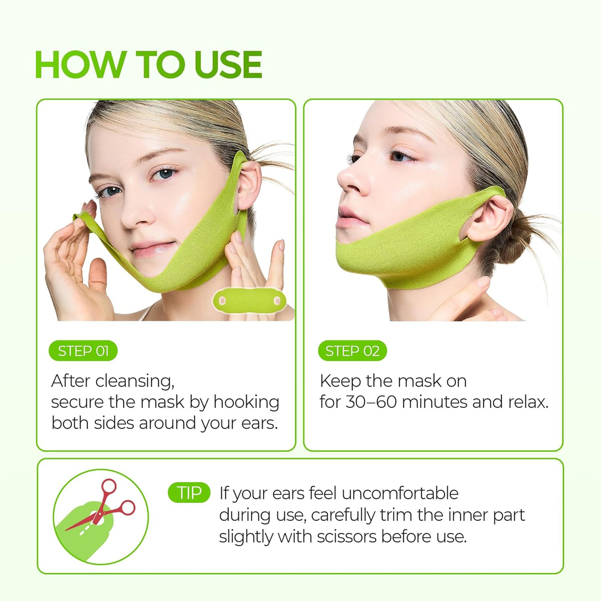 Dr. Melaxin CACTOX V-Lifting Mewing Band – 4 Masks