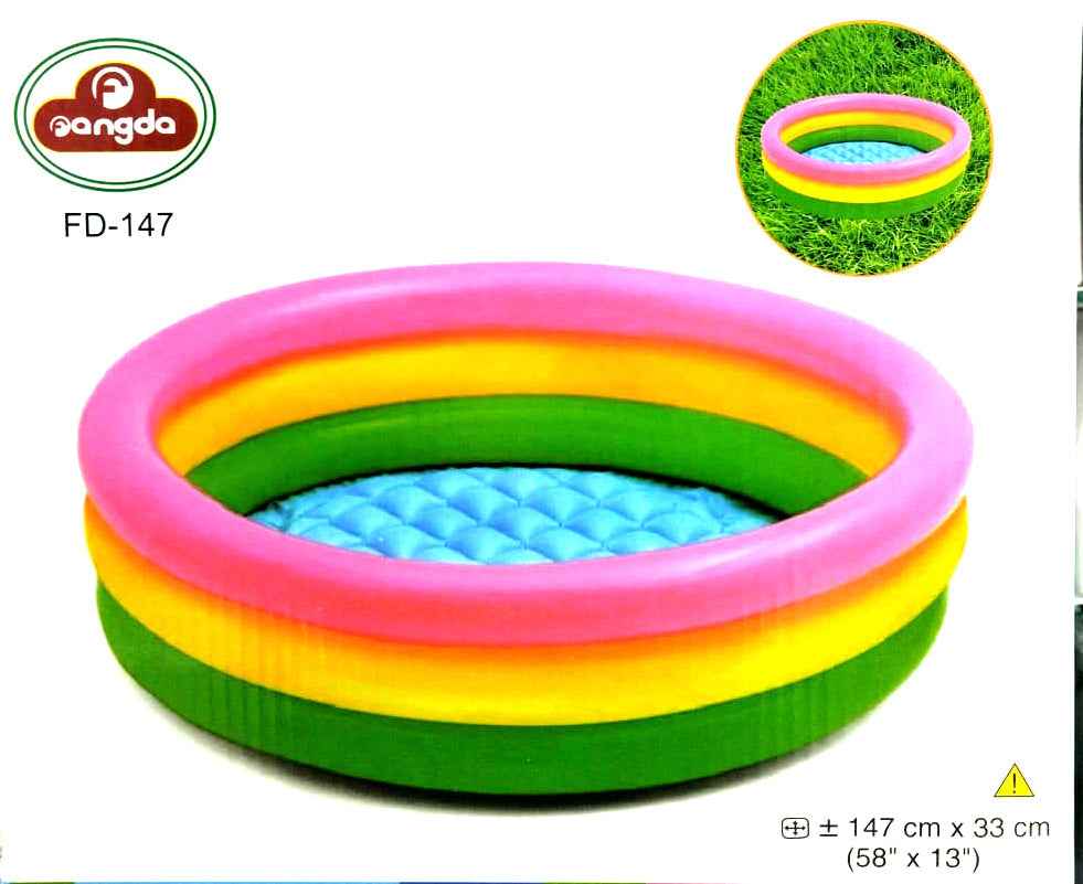 Kids Inflatable Swimming Pool – in use