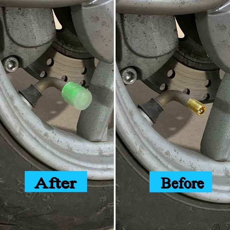 Luminous Tire Valve Caps – side view