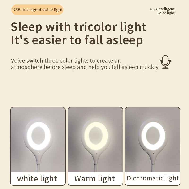 Smart Voice Control USB Light – side view