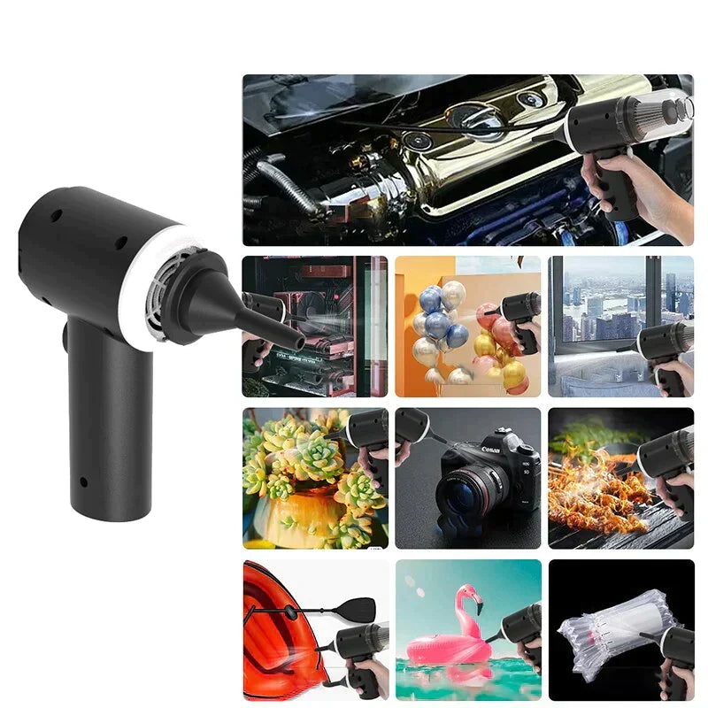 2-in-1 Vacuum Blower – in use