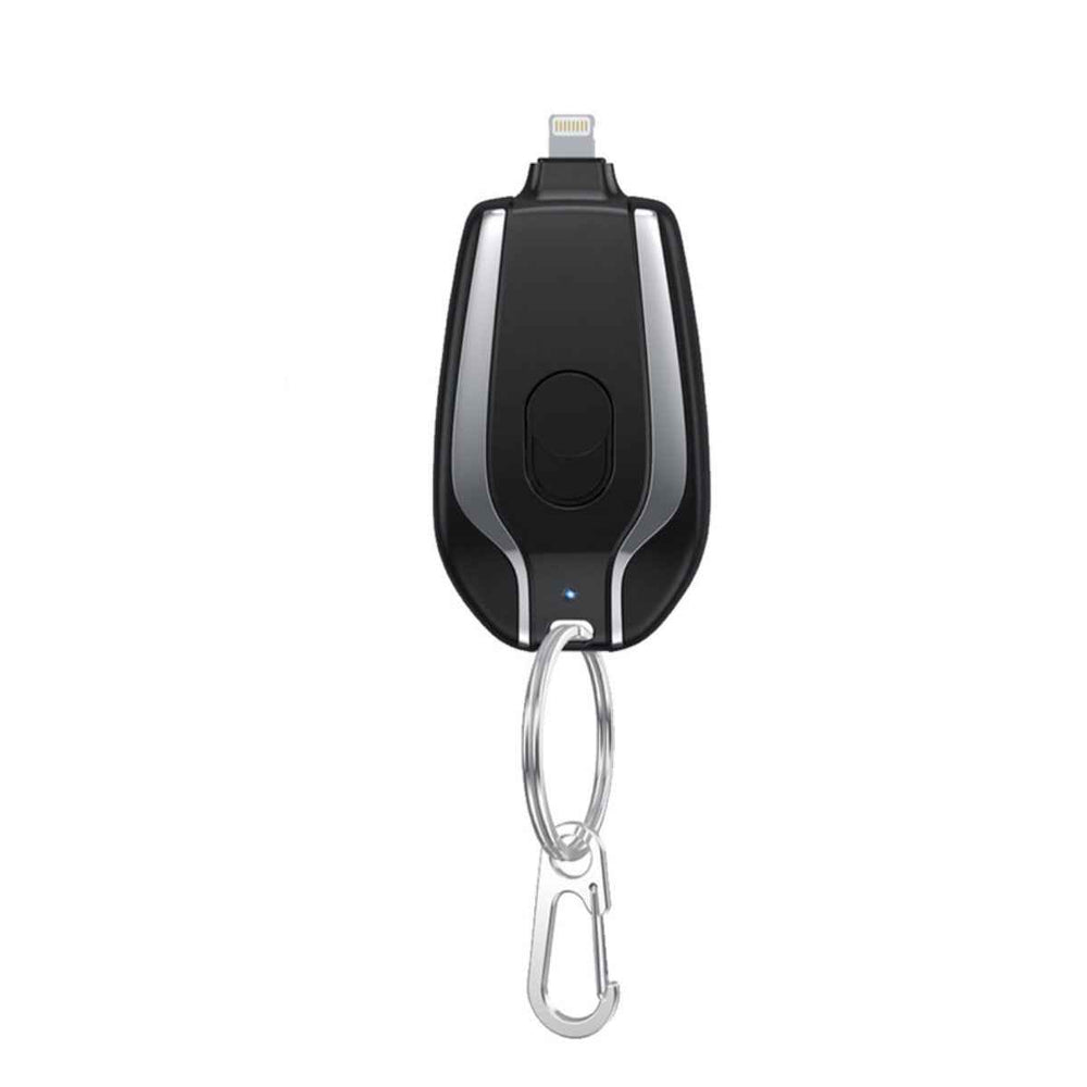 Emergency Portable Key Chain Charger – side view