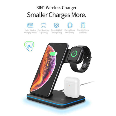 3-in-1 Wireless Charger Stand