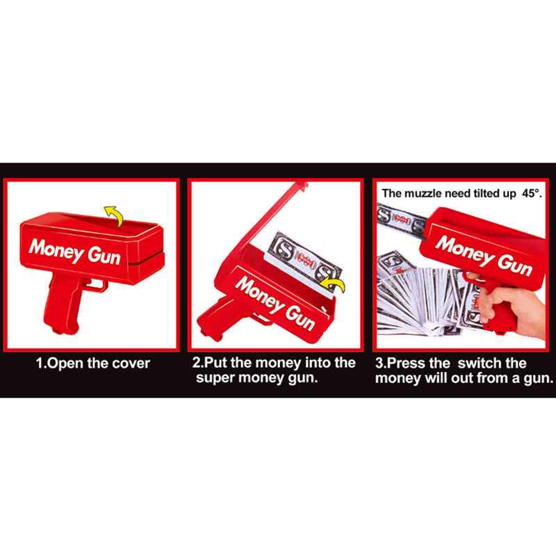 Super Money Gun – side view