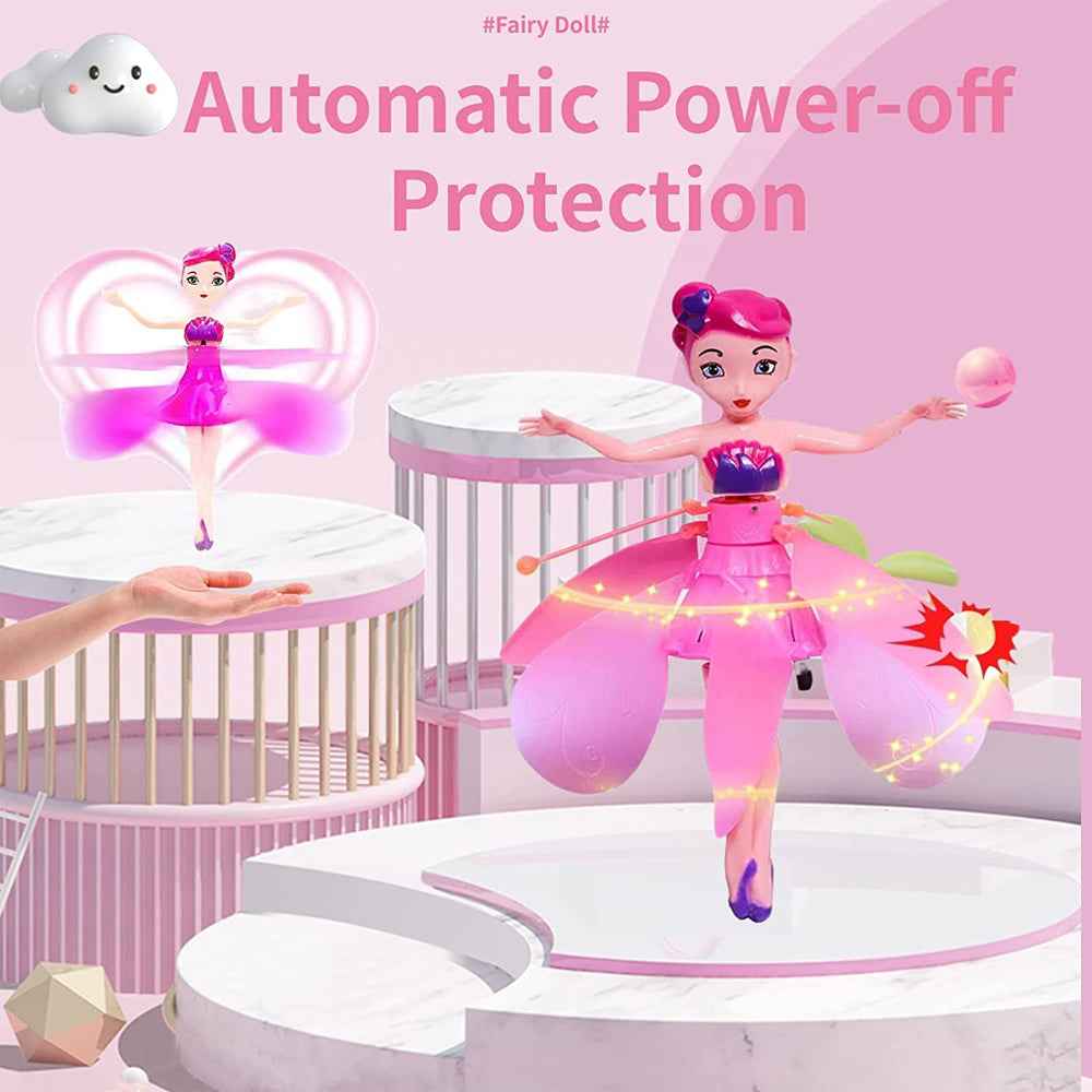 Magic Flying Fairy Princess Doll – in use