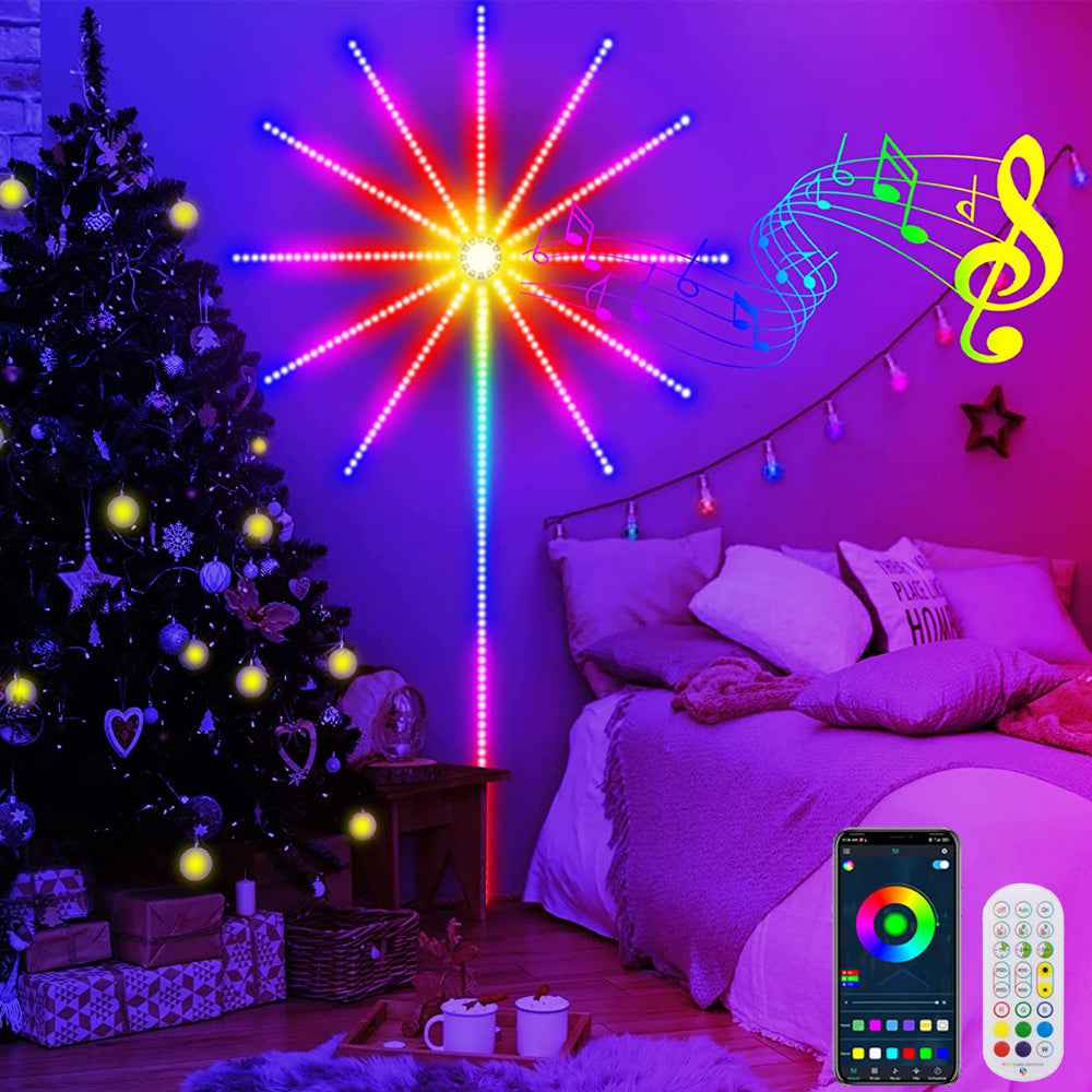 Smart Firework LED Lights – detail view