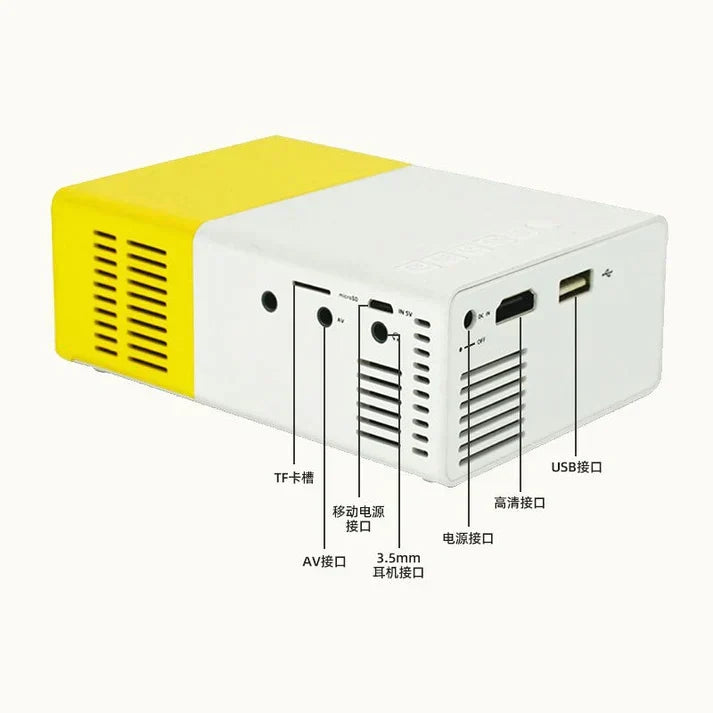 Meer Mini Projector – in use