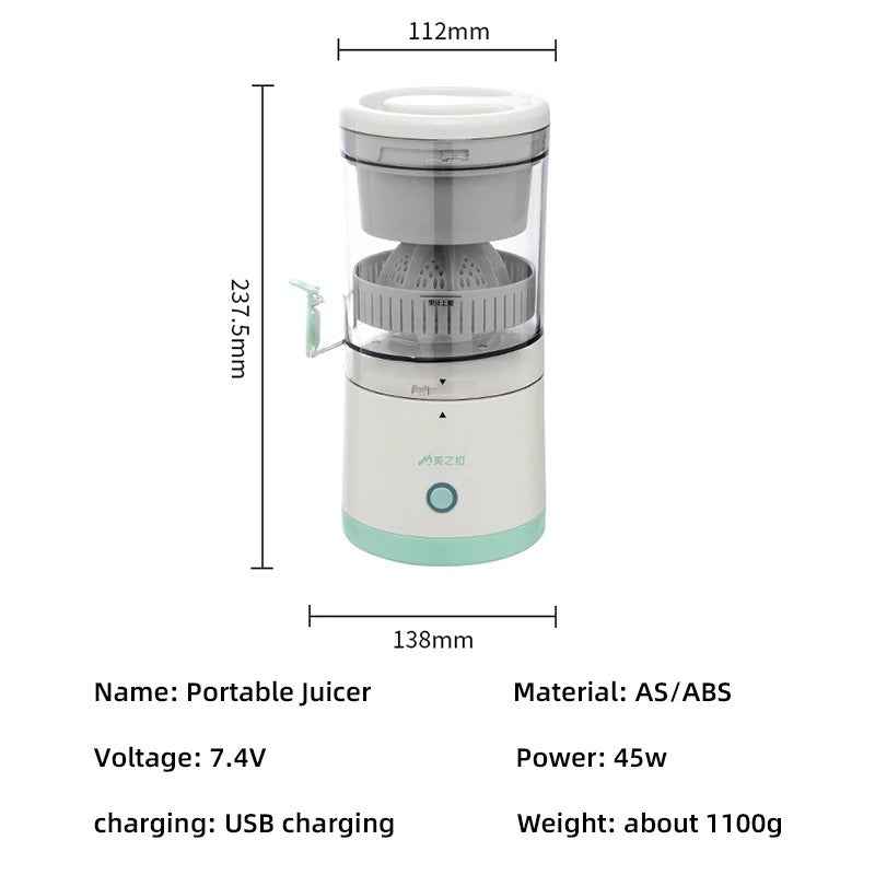 Automatic Fruit Juicer – side view