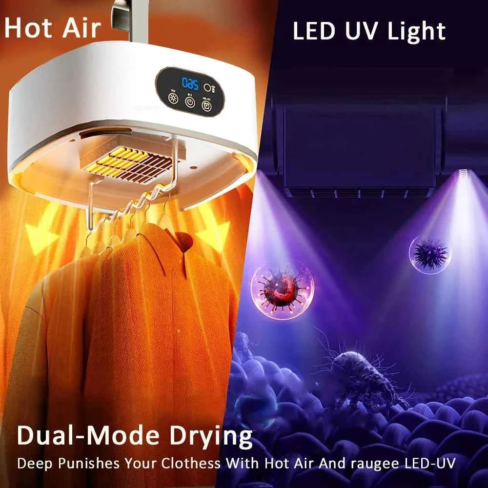 Portable Electric Clothes Dryer – side view