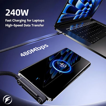 240W Charging Cable with Stand – image 1