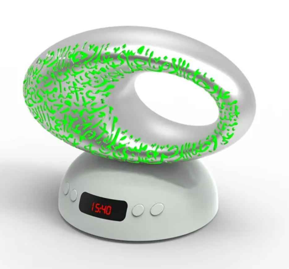 Portable Museum Quran Speaker – side view