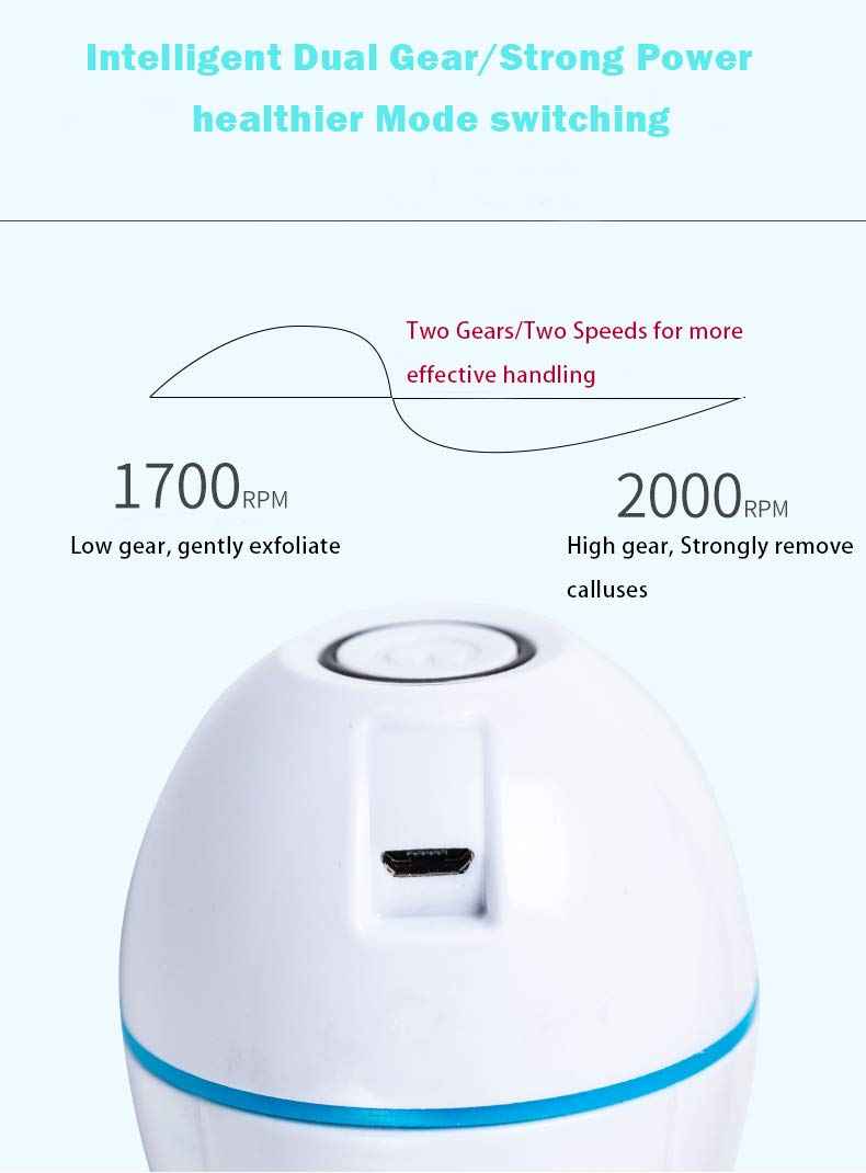 Electric Callus Remover – detail view