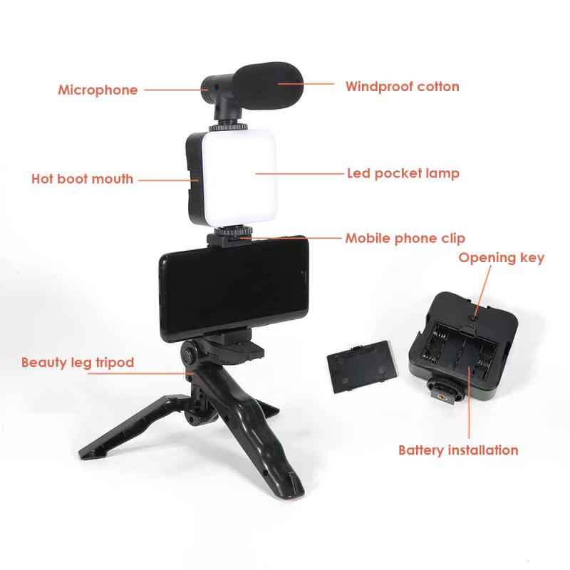 Smartphone & Camera Vlogging Studio Kits – side view