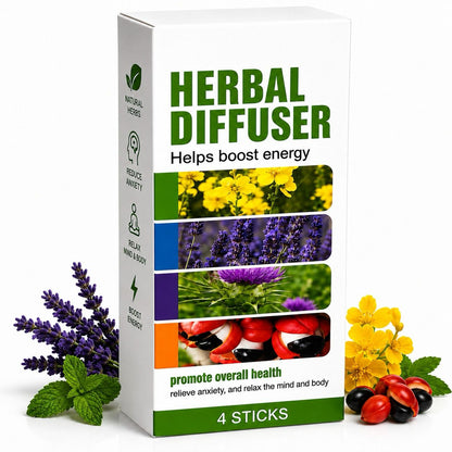 Herbal Aroma Diffuser Sticks – Pack of 4
