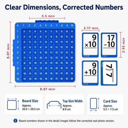 Math Fidget Toy with Flash Cards