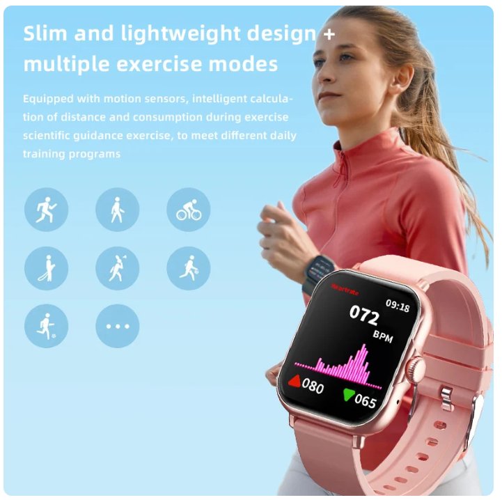 A58 Smart Watch 5-in-1 Couple Gift Set – image 5