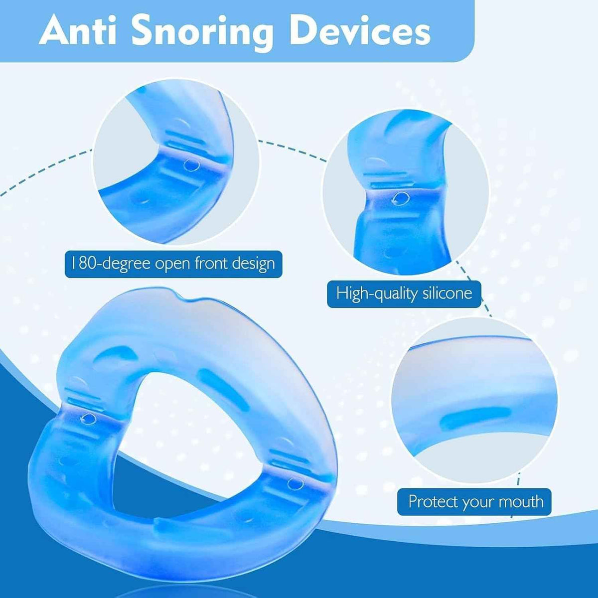 Anti-Snore Mouthpiece – Soft Reusable Silicone