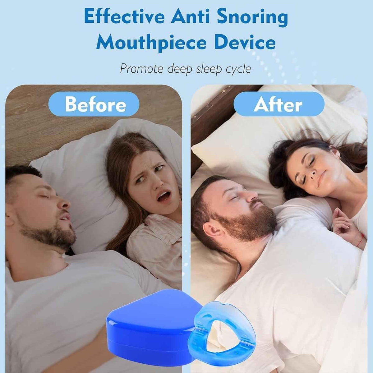 Anti-Snore Mouthpiece – Soft Reusable Silicone