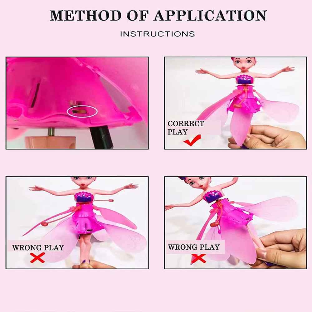Magic Flying Fairy Princess Doll – side view