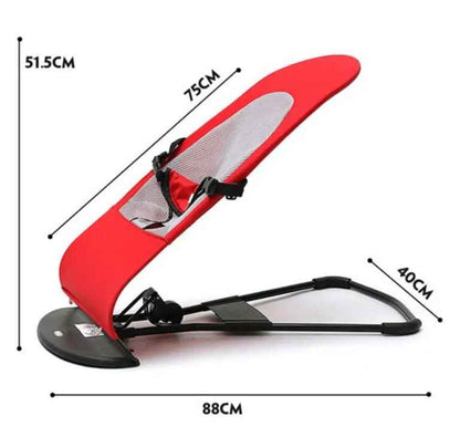 Foldable Baby Bouncer Chair with Toy Bar