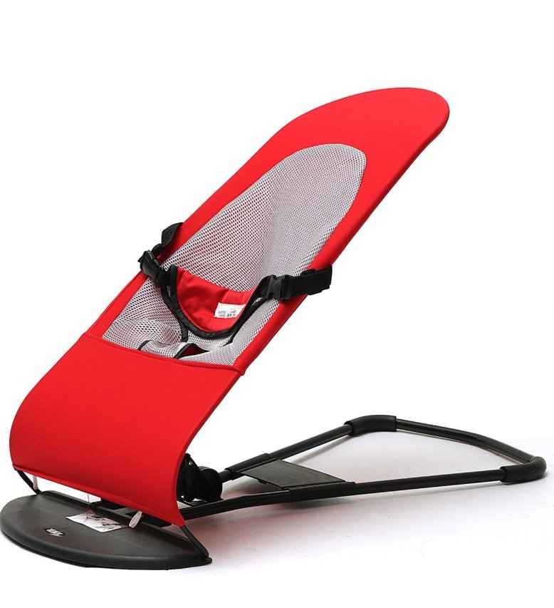 Foldable Baby Bouncer Chair with Toy Bar
