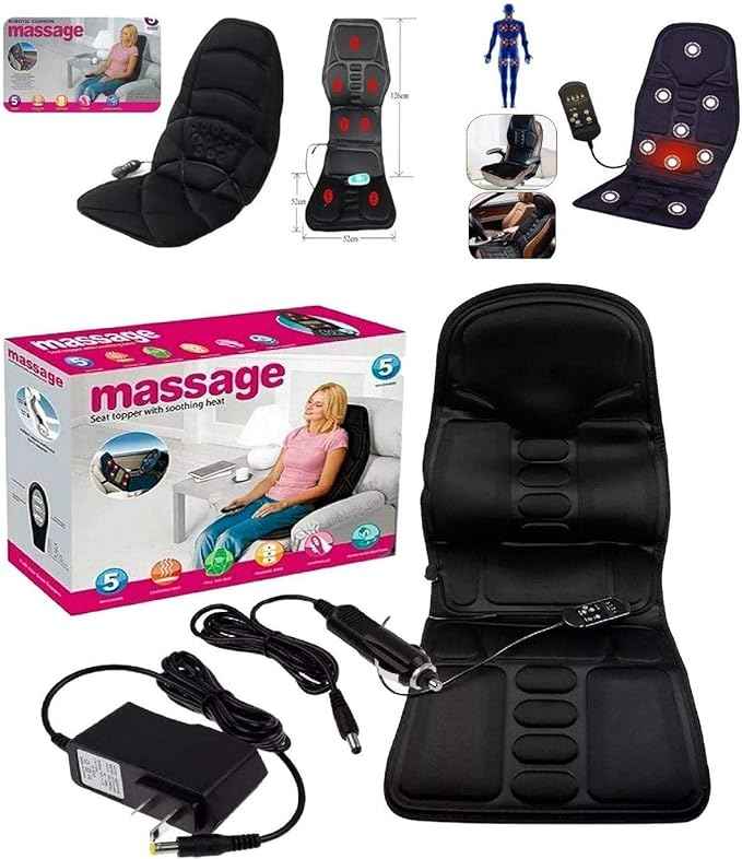 Massage Seat Topper – packaging and contents