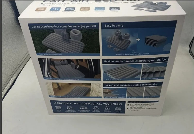 Car Air Mattress – packaging and contents