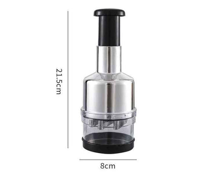 Stainless Steel Clap Chopper – Garlic and Vegetable Cutter