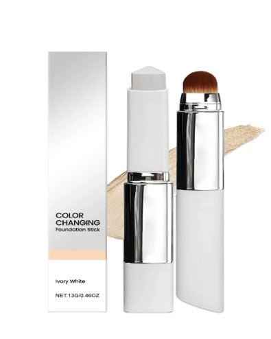 Color Changing Foundation Stick with Brush – Ivory