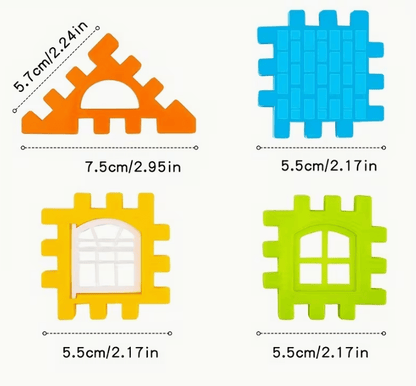 Colour Changing Building Blocks Set – 100 Pieces
