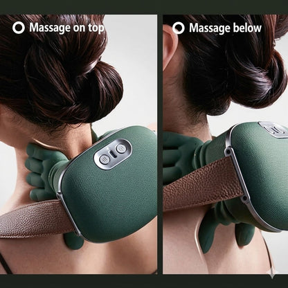 Portable, Bionic Heated Neck and Back Massager (جهاز تدليك محمول بتقنية بيونيك مع خاصية التسخين للرقبة والظهر)
