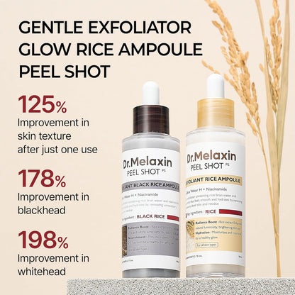 Dr. Melaxin Peel Shot Rice Ampoule – Pack of 2