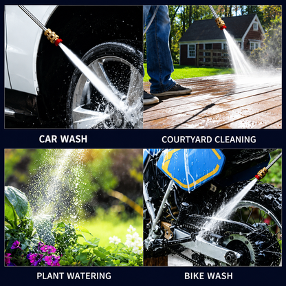 Pressure Washer For Car (Double Battery) جهاز غسيل السيارات بالضغط العالي (ببطاريتين قابلتين للشحن))