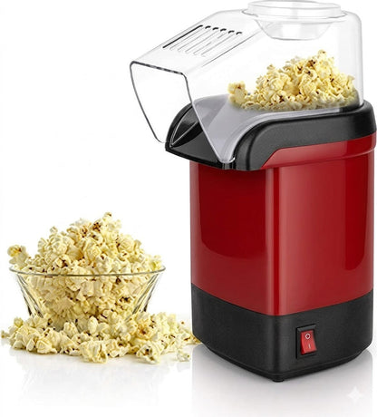 Mini Home Popcorn Maker with Measuring Cup and Removable Lid (آلة صنع الفشار المنزلية الصغيرة مع كوب قياس وغطاء قابل للإزالة)