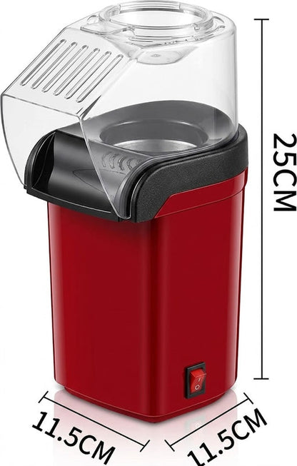 Mini Home Popcorn Maker with Measuring Cup and Removable Lid (آلة صنع الفشار المنزلية الصغيرة مع كوب قياس وغطاء قابل للإزالة)
