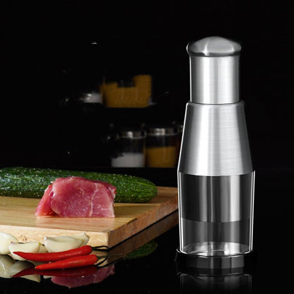 Garlic Press and Onion Chopper – Manual Hand Press