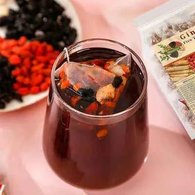 Ginseng Five Treasure Tea – front view