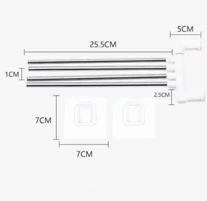 4-Bar Towel Rack – detail view