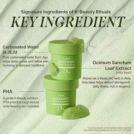Holy Basil Bubble Deep Cleansing Mask – 90 g