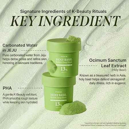 Holy Basil Bubble Deep Cleansing Mask – 90 g