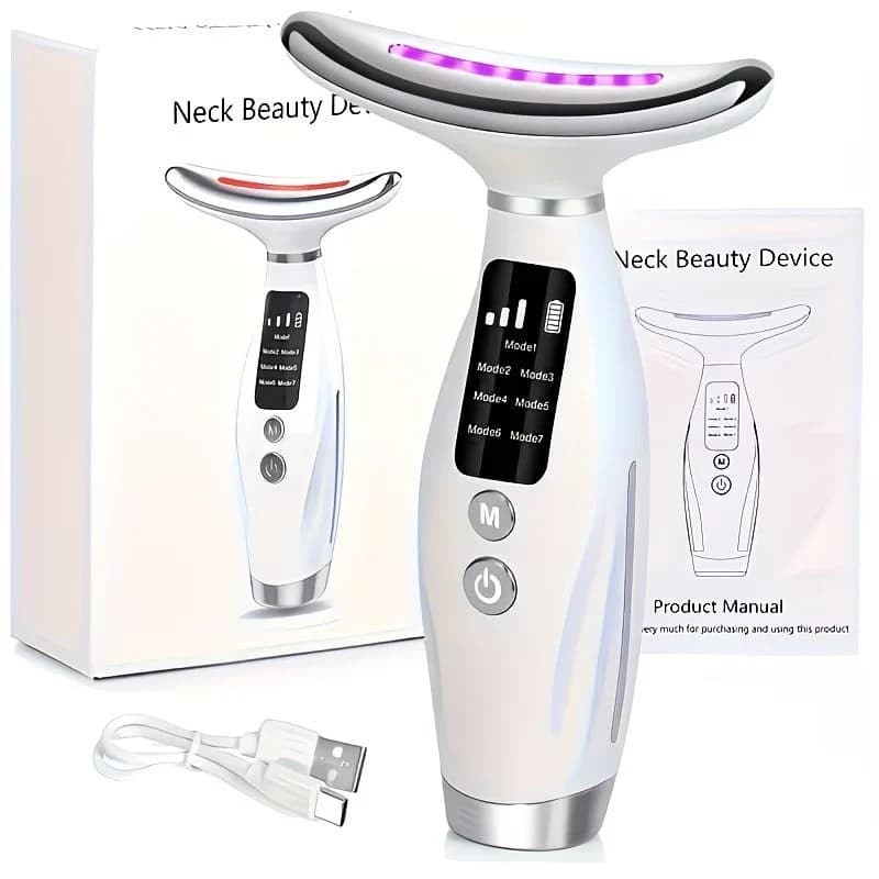 7-in-1 Multi-Function Facial Massager – Face and Neck Beauty Device – image 1
